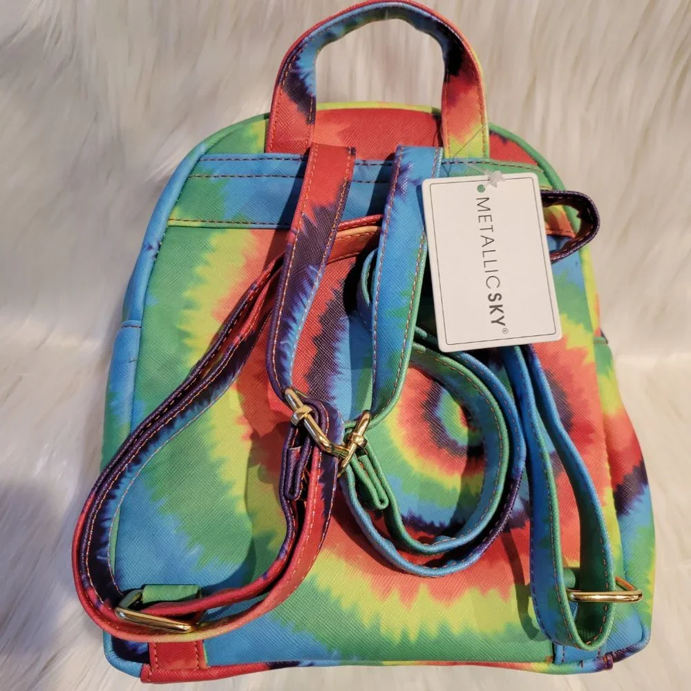 Under One Sky Tie Dye Dinosaur Mini Backpack